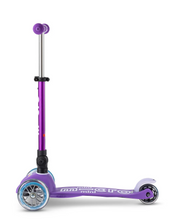 Load image into Gallery viewer, Micro Mini Micro Deluxe Foldable 3 Wheel Scooter Purple

