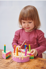 Load image into Gallery viewer, Tender Leaf Rainbow Birthday Cake

