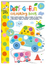 Load image into Gallery viewer, Haku Yoka - Dots 4 Fun - Colouring Book - Transport
