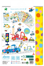 Load image into Gallery viewer, Haku Yoka - Dots 4 Fun - Colouring Book - Transport
