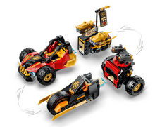Load image into Gallery viewer, LEGO Ninjago Kai and Cole's Combiner Vehicles 71864
