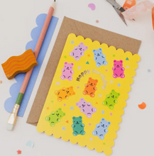 Load image into Gallery viewer, Gummy Bear Birthday Card

