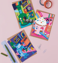 Load image into Gallery viewer, Goal Machine Football Birthday Card
