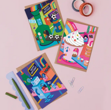 Load image into Gallery viewer, Robot Workshop Birthday Card
