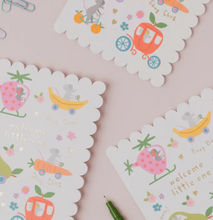 Load image into Gallery viewer, Mince Fruit Dash Welcome Baby Card
