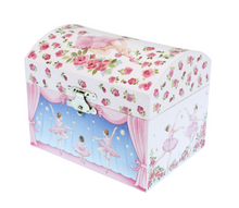 Load image into Gallery viewer, Rosabella Ballerina Musical Jewellery Dome Box
