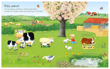 Load image into Gallery viewer, Usborne Farmyard Tales Poppy &amp; Sam's Animal Sticker Book
