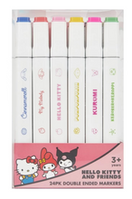Load image into Gallery viewer, Hello Kitty &amp; Friends 24 Pack Double Ended Markers
