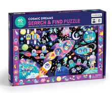 Load image into Gallery viewer, Mudpuppy Cosmic Dream Searh &amp; Find Puzzzle 64 Piece
