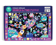Load image into Gallery viewer, Mudpuppy Cosmic Dream Searh &amp; Find Puzzzle 64 Piece
