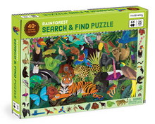Load image into Gallery viewer, Mudpuppy Rainforest Searh &amp; Find Puzzzle 64 Piece
