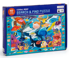 Load image into Gallery viewer, Mudpuppy Coral Reef Searh &amp; Find Puzzzle 64 Piece

