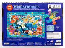 Load image into Gallery viewer, Mudpuppy Coral Reef Searh &amp; Find Puzzzle 64 Piece
