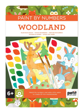 Load image into Gallery viewer, Petit Collage Paint by Number - Woodland
