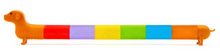 Load image into Gallery viewer, Rainbow Dachshund Markers
