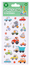 Load image into Gallery viewer, Wheely Fun Pals - Foil Stickers
