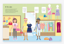 Load image into Gallery viewer, Usborne Sticker Dolly Dressing Shopping
