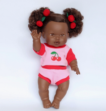 Load image into Gallery viewer, Cherry Top &amp; Bloomer Set 34-38cm Doll
