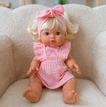 Load image into Gallery viewer, Petal Pink Dolls Dress 34-38cm Doll
