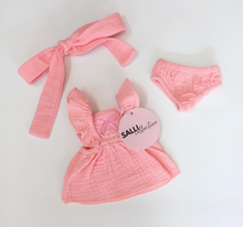 Load image into Gallery viewer, Petal Pink Dolls Dress 34-38cm Doll

