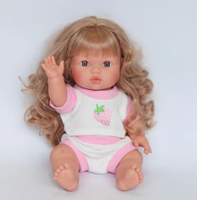 Load image into Gallery viewer, Strawberry Top &amp; Bloomers Set 34-38cm Doll
