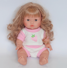 Load image into Gallery viewer, Strawberry Top &amp; Bloomers Set 34-38cm Doll
