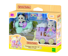 Load image into Gallery viewer, Sylvanian Families - Baby Amusement Park Ride Set Train &amp; Plane
