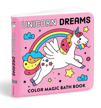 Load image into Gallery viewer, Unicorn Dreams Color Magic Bath Book
