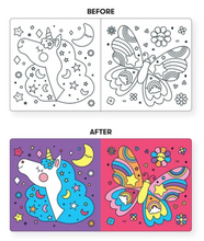 Load image into Gallery viewer, Unicorn Dreams Color Magic Bath Book
