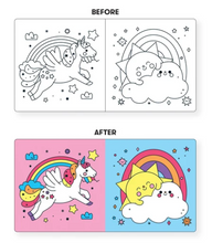 Load image into Gallery viewer, Unicorn Dreams Color Magic Bath Book
