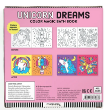 Load image into Gallery viewer, Unicorn Dreams Color Magic Bath Book
