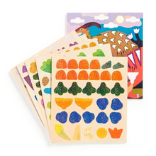 Load image into Gallery viewer, Dinosaur Land Sticker Sparkle Poster Activity Kit
