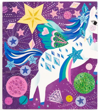 Load image into Gallery viewer, Unicorn Magic Sticker Sparkle Poster Activity Kit
