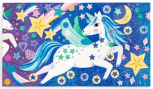 Load image into Gallery viewer, Unicorn Magic Sticker Sparkle Poster Activity Kit
