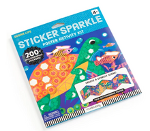 Load image into Gallery viewer, Ocean Life Sticker Sparkle Poster Activity Kit
