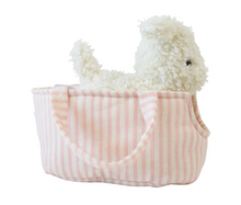 Load image into Gallery viewer, Alimrose Marshmallow the Puppy in Carrier
