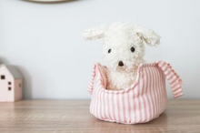 Load image into Gallery viewer, Alimrose Marshmallow the Puppy in Carrier
