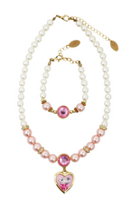 Load image into Gallery viewer, Claris the Chicest Mouse in Paris Jewel Necklace &amp; Bracelet Set
