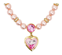 Load image into Gallery viewer, Claris the Chicest Mouse in Paris Jewel Necklace &amp; Bracelet Set
