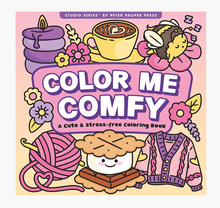 Load image into Gallery viewer, Color Me Comfy A Cute &amp; Stress-free Coloring Book
