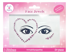 Load image into Gallery viewer, Pink Poppy Face Jewels
