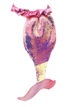 Load image into Gallery viewer, Pink Poppy Sequin Mermaid Tail with Sound

