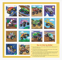 Load image into Gallery viewer, Colour By Sticker Book Monster Truck
