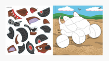 Load image into Gallery viewer, Colour By Sticker Book Monster Truck
