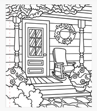 Load image into Gallery viewer, Easy Breezy Large Print Coloring Book Home Sweet Home
