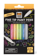 Load image into Gallery viewer, Tiger Tribe Fine Tip Paint Pens- Neon
