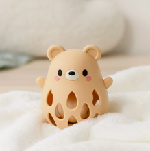 Load image into Gallery viewer, Tiger Tribe Silicone Rattle Bear

