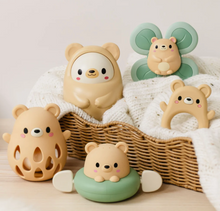 Load image into Gallery viewer, Tiger Tribe Silicone Rattle Bear
