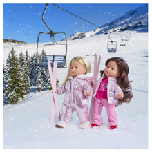Load image into Gallery viewer, Corolle Metallic Pink Snow Suit
