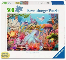 Load image into Gallery viewer, Ravensburger 500 Piece Reef Life Puzzle
